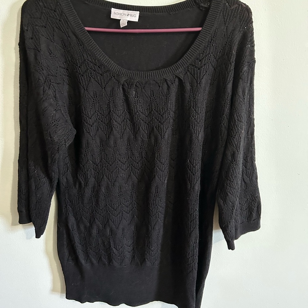 Fashion Bug Black Sweater